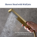 Overhead Brass Watermark Shower Head